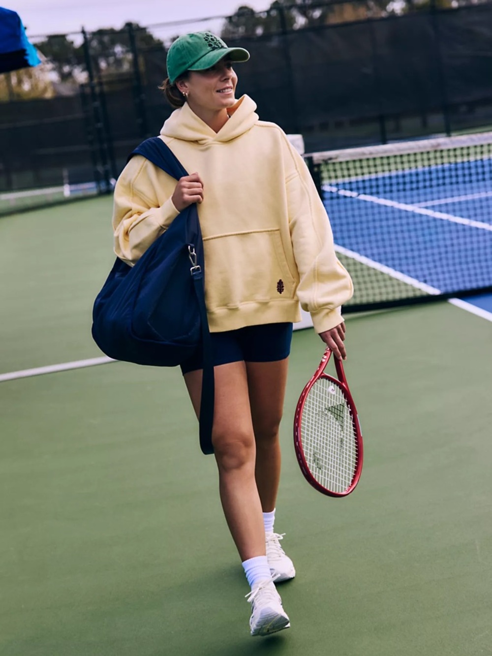 Free People Pale Yellow Hoodie